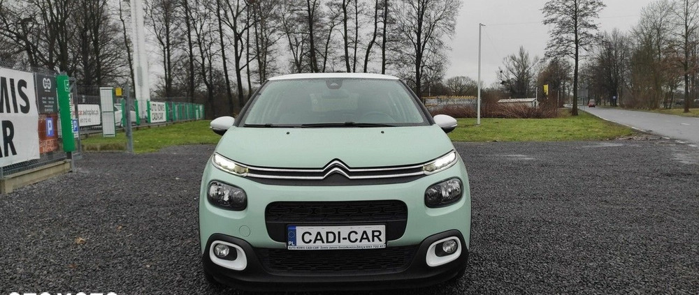 Citroen C3 cena 47900 przebieg: 54000, rok produkcji 2019 z Bisztynek małe 121